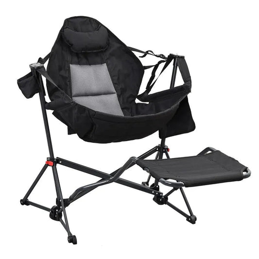 Hammock camping chair with a maximum weight capacity of 450 lbs, swing chair with pedals